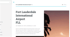 Desktop Screenshot of fortlauderdaleinternationalairport.com