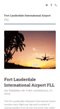 Mobile Screenshot of fortlauderdaleinternationalairport.com