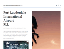 Tablet Screenshot of fortlauderdaleinternationalairport.com